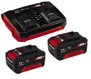 Аккумуляторы + зарядное устройство для Einhell 18V 2x3,0Ah Twincharger Kit 09-4512083 фото