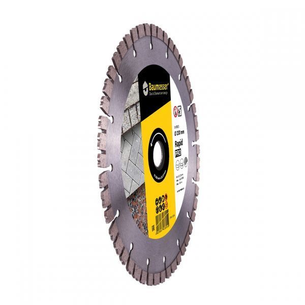 диск алмазний 1A1RSS/C3-H (230x2,4/1,5x10x22,23-16) Baumesser Rapid Pro (94315080017) 81-94315080017 фото