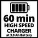 Акумулятори + зарядний пристрій Einhell 18V 2x3,0Ah Twincharger Kit 09-4512083 фото 7