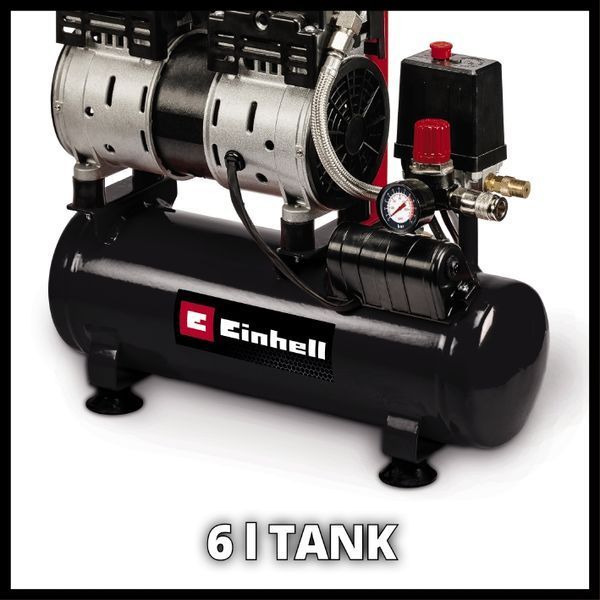 Компрессор воздушный Einhell TE-AC 110/6 Silent Plus 09-4020600 фото
