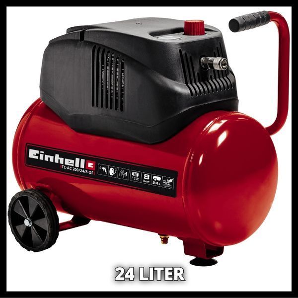 Компрессор воздушный Einhell TC-AC 200/24/8 OF 09-4020590 фото