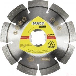 Алмазний відрізний диск (125х2, 4х22, 23) Klingspor DT 350 U Extra (336215) 03-336215 фото