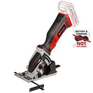 Мини-пила циркулярная Einhell TE-CS 18/89 Li - Solo 09-4331100 фото