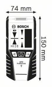 Приймач для лазерних нівелирів BOSCH LR2 (0601069100) 82-0601069100 фото