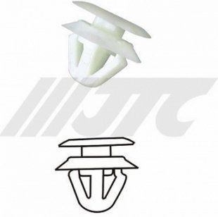 Автомобильная пластиковая клипса крепежна для обивки MAZDA, уп 100 шт. JTC RD39 45-RD39 JTC фото