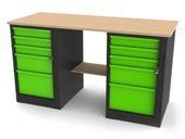 Верстак слесарный двухтумбовый MR W15-25D 46-mr-w15-25d фото