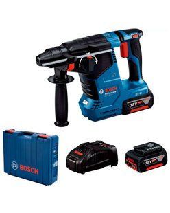 Аккумуляторный перфоратор Bosch GBH 187-LI Professional, 2 акб GBA 18V 5Ah, ж/п GAL 1880 CV 82-0611923021 фото