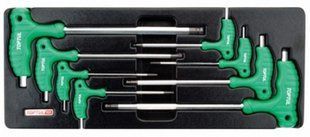 Набір ключів TORX з ручкою L-обр. TOPTUL GAAT0804 27-GAAT0804 фото