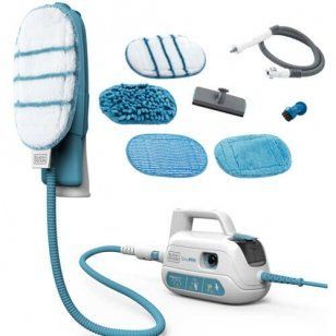 Пароочиститель SteamMitt Pro+пылесос BLACK+DECKER FSH10SMP+NVB115WA 35-FSH10SMP+NVB115WA фото