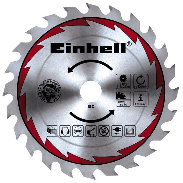 Пила циркулярна Einhell TE-CS 165 New (4331010) 09-4331010 фото