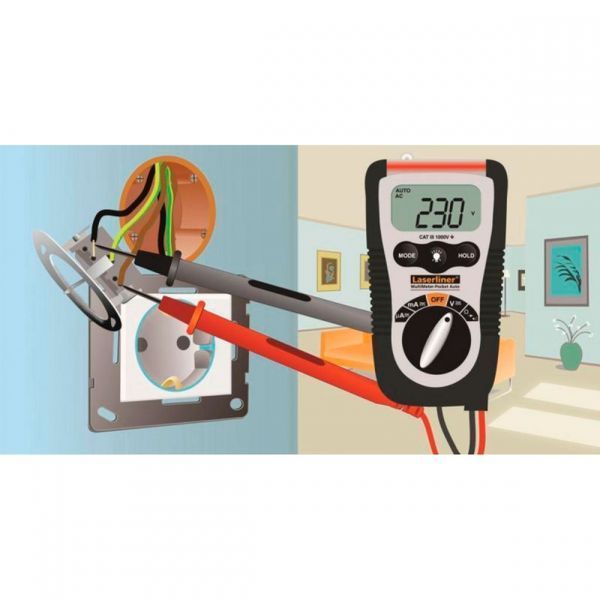 Мультиметр LASERLINER MultiMeter-Pocket (083.032A) 42-083.032A фото