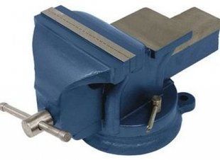 Тиски слюсарні поворотні MIOL 150мм 16-36-400 фото