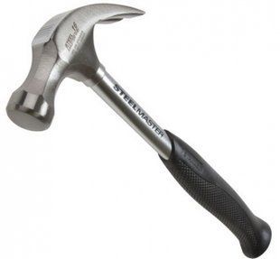 Молоток STANLEY Steelmaster Curve Claw із загнутим гвоздодером, L=337мм, вага 450 г. 35-1-51-031 фото