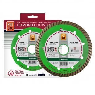 Алмазные отрезные диски 1A1R Turbo GRANITE (125х2,2х8х22,2) ПАИ (810200TGRu) 83-810200TGRu фото