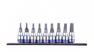 Набор бит в головке TORX 1/4" T8-T40х37 мм (9 ед.) KING TONY (2109PR) 86-2109PR фото