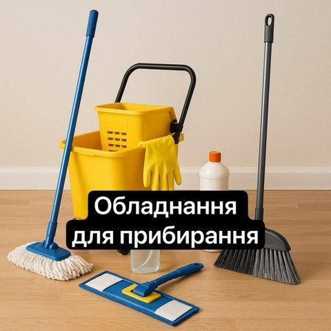 Обладнання для прибирання