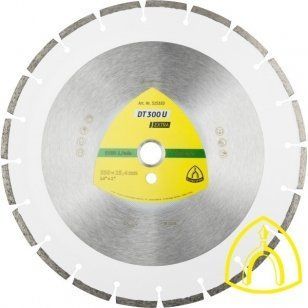 Алмазний відрізний диск (350х2, 8х25, 4) Klingspor DT 300 U Extra (325350) 03-325350 фото