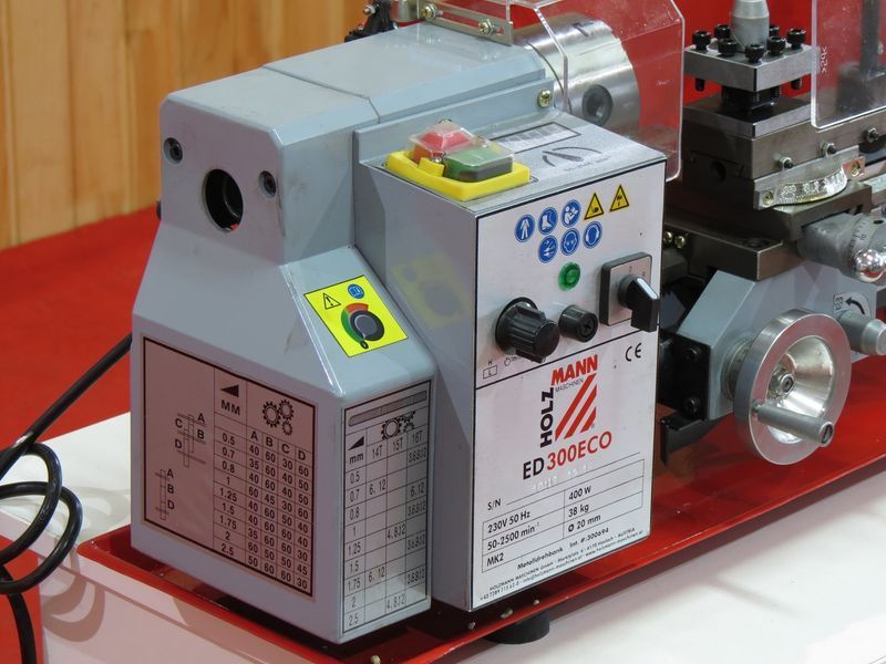 Токарний верстат по металу Holzmann ED 300ECO (ED300ECO_230V) 107-ED300ECO_230V фото